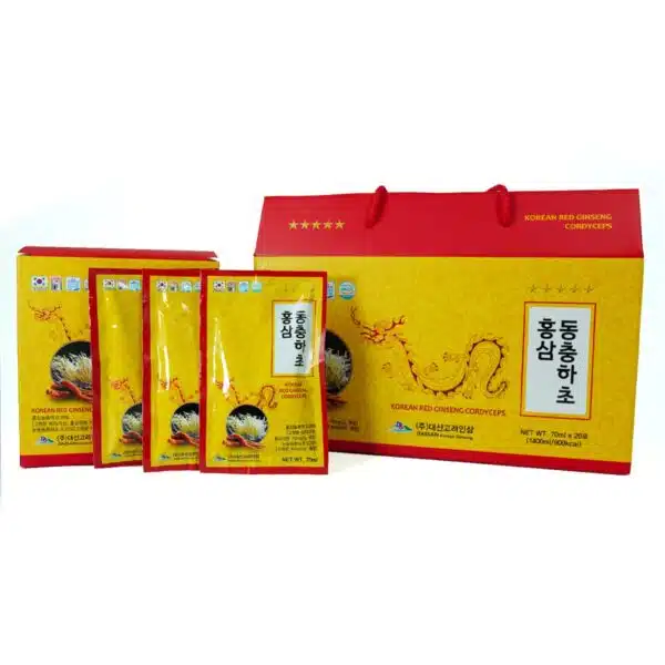 Nước Hồng Sâm Đông Trùng Hạ Thảo 20 gói 70ml - DAESAN