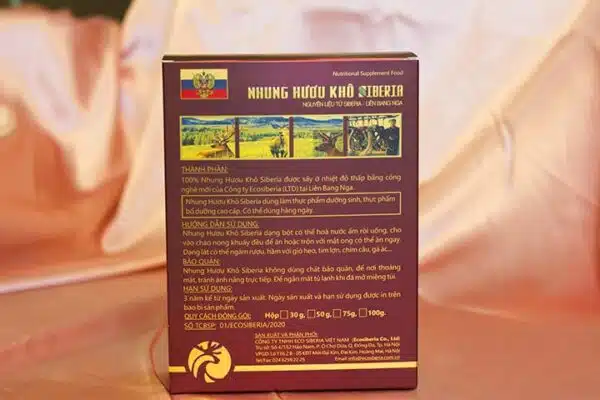 Nhung Hươu Lát Khô – ECO SIBERIA - Hình ảnh 4