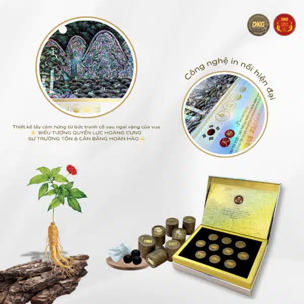 Bổ não Thiên Sâm Trầm Hương Heavenwood Hwan Hộp 10 Viên - DKG - Hình ảnh 4